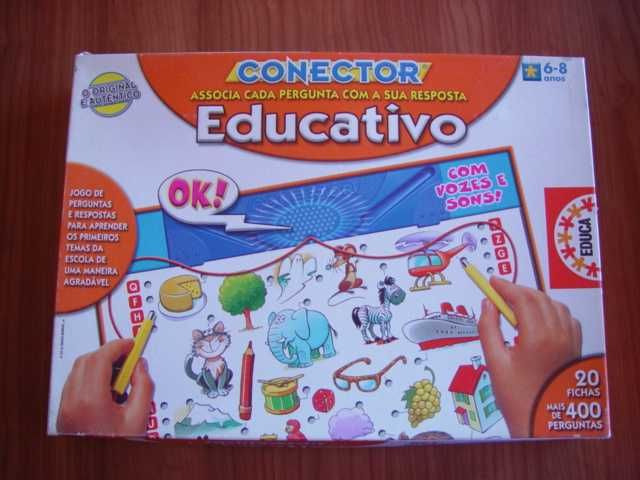 Jogos de tabuleiro, Conector Educativo e Puzzle Cars.
