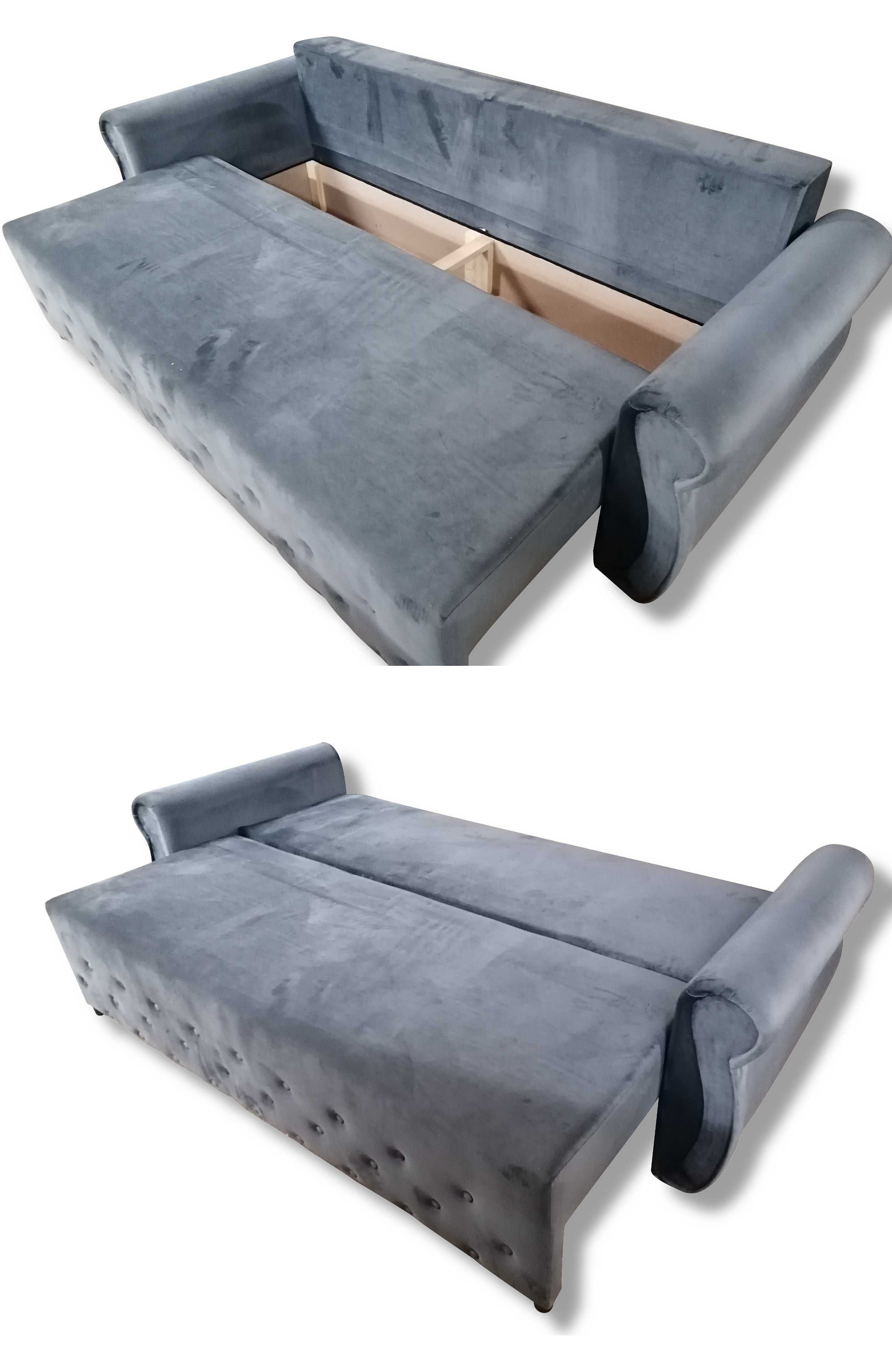 RATY kanapa sofa rozkładana NOWA uszak fotel łóżko 140x 200 zestaw