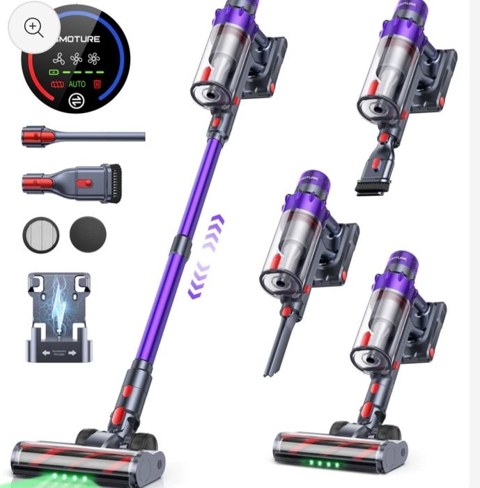Мошний Акумуляторний пылесос 600wt SMOTURE VAC02 50,000 сила всмоктува