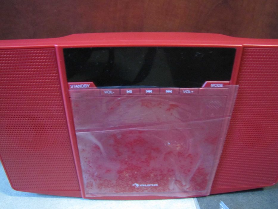 Wieża stereo pionowa radio CD FM tuner BT USB AUX Auna z pilotem