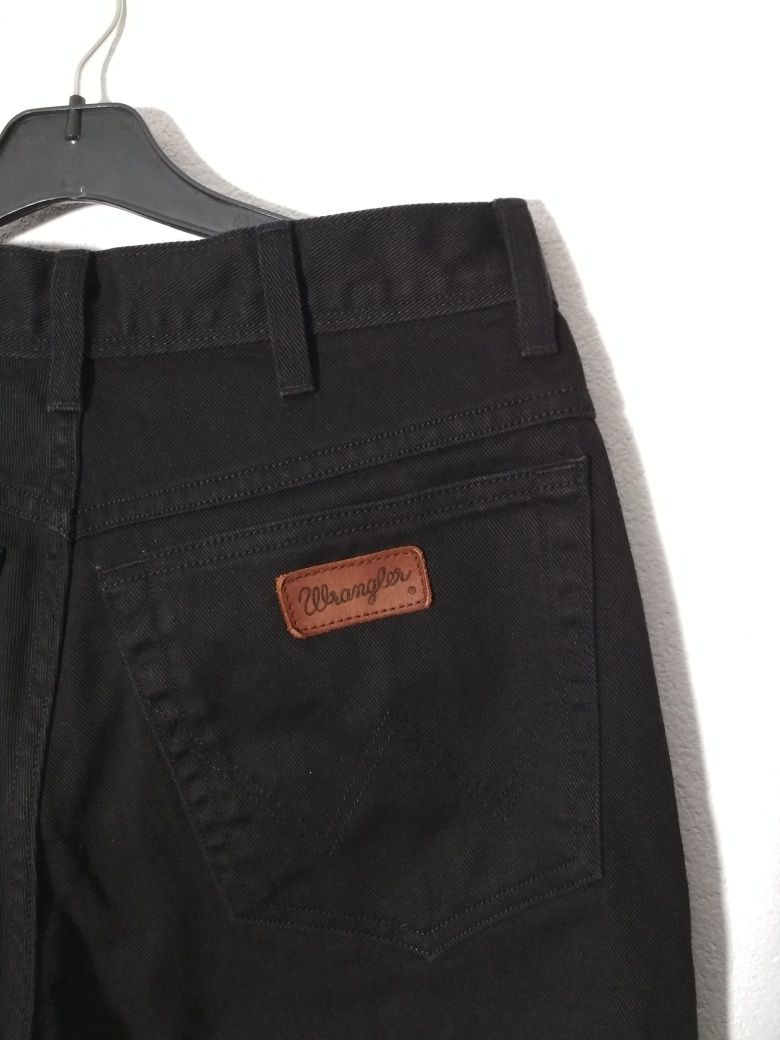 Wrangler jeans czarne spodnie jeansowe dżinsy W30 L32