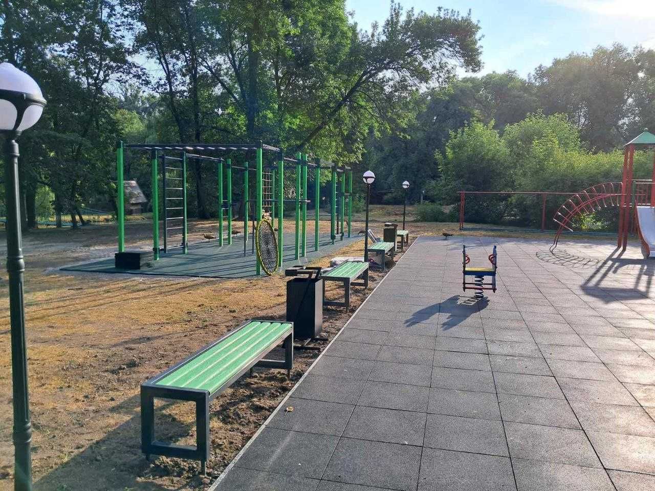 Спортивный уличный комплекс workout воркаут турник брусья XXL-5-2