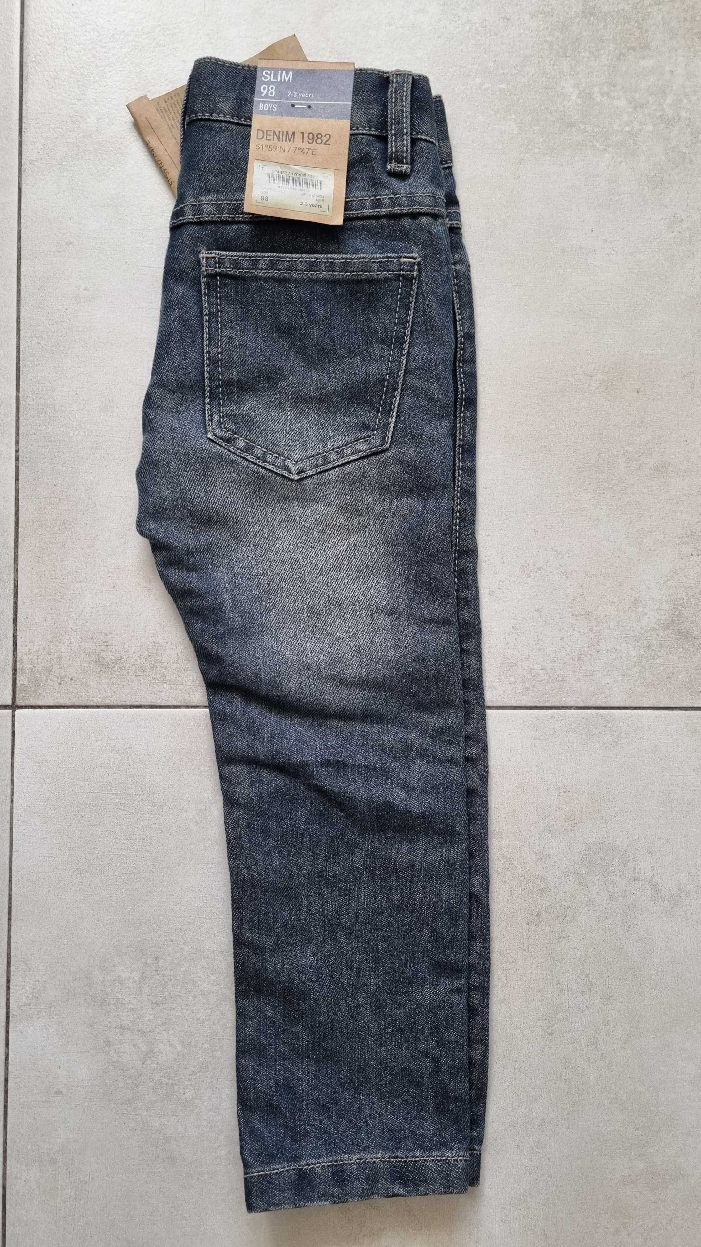Spodnie jeansowe chłopięce Dopodopo SLIM rozmiar 98 cm