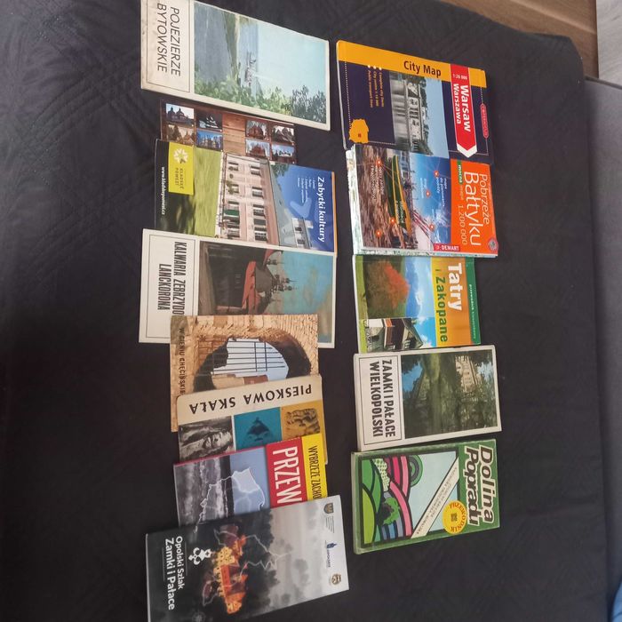 Zestaw map m.in:Warszawa. Pobrzeze Baltyku i inne