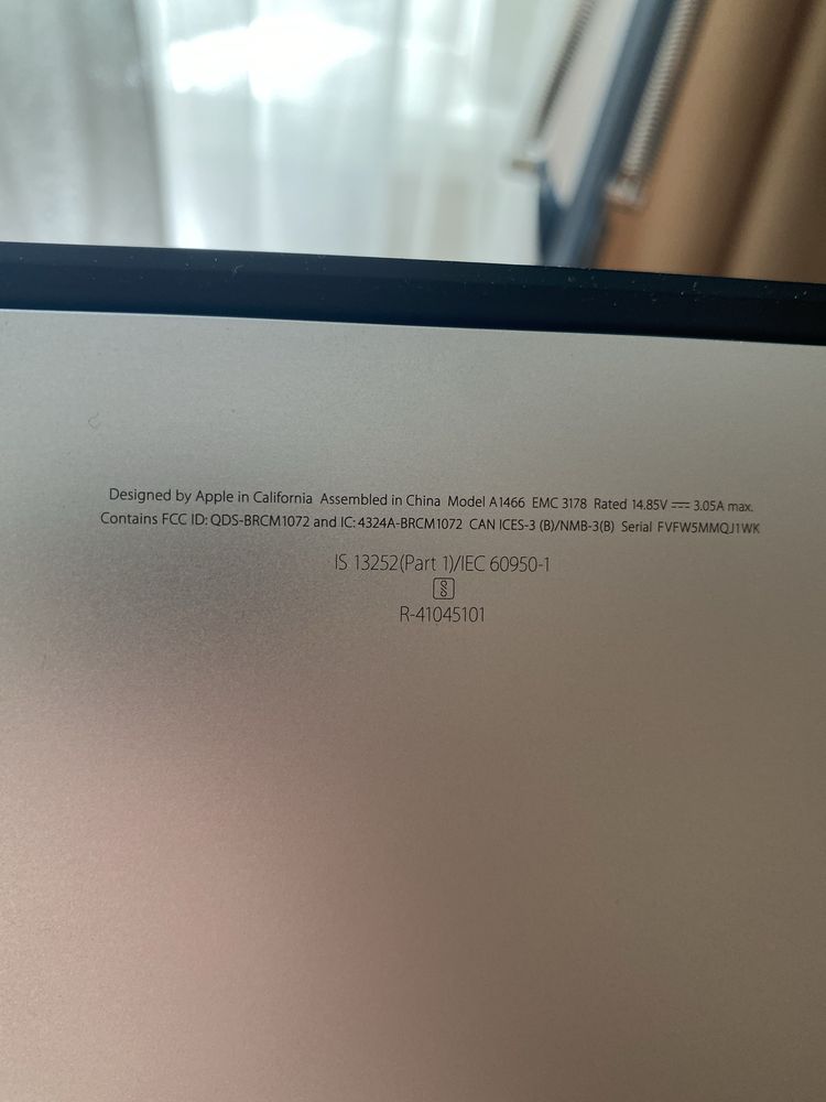 Macbook air 2017