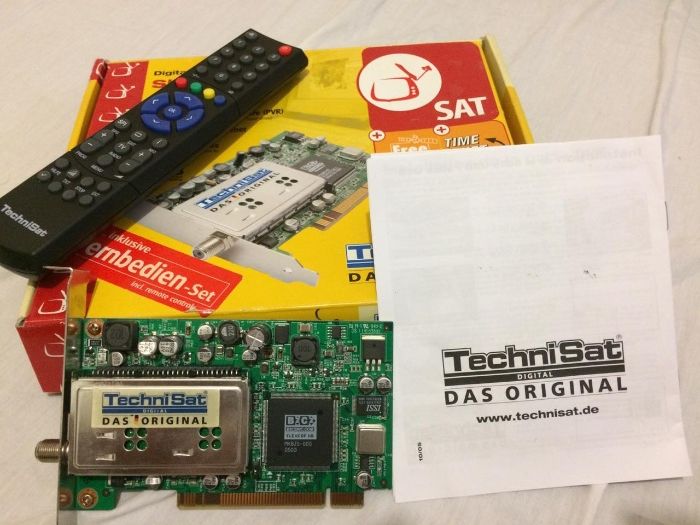 PCI плата TechniSat SkyStar 2 TV Cпутниковый DVB ресивер для ПК