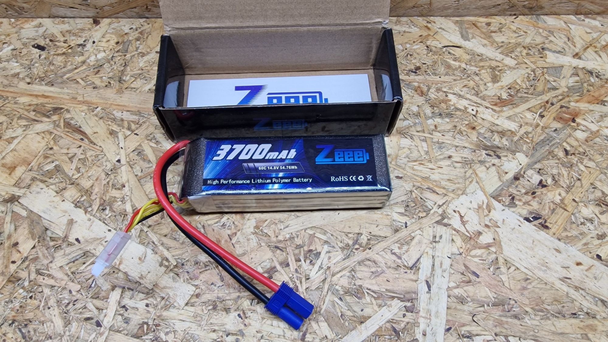 Pakiet lipo 4s 14.8v 60c pojemność 3700