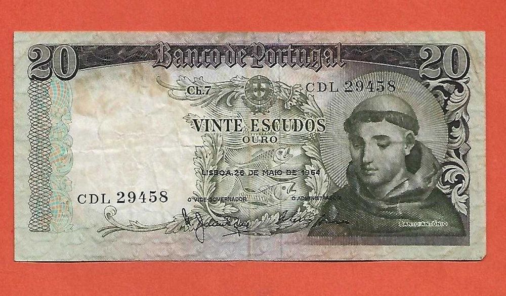 Nota de 20$00 de 1964