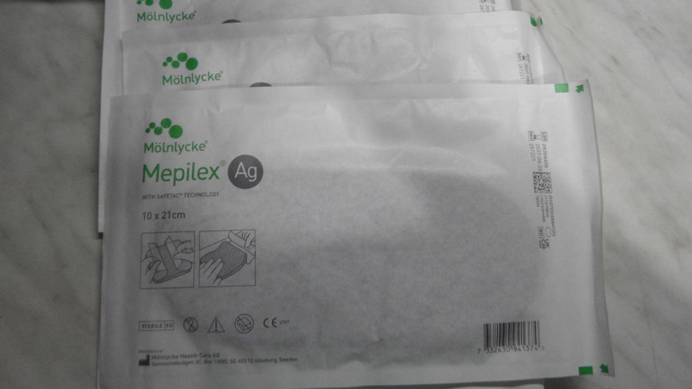 Opatrunki Mepilex Ag 4 sztuki