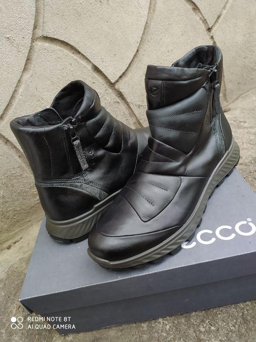 Ecco 41 ботинки жіночі єврозима чоботи шкіряні черевики сапоги ессо