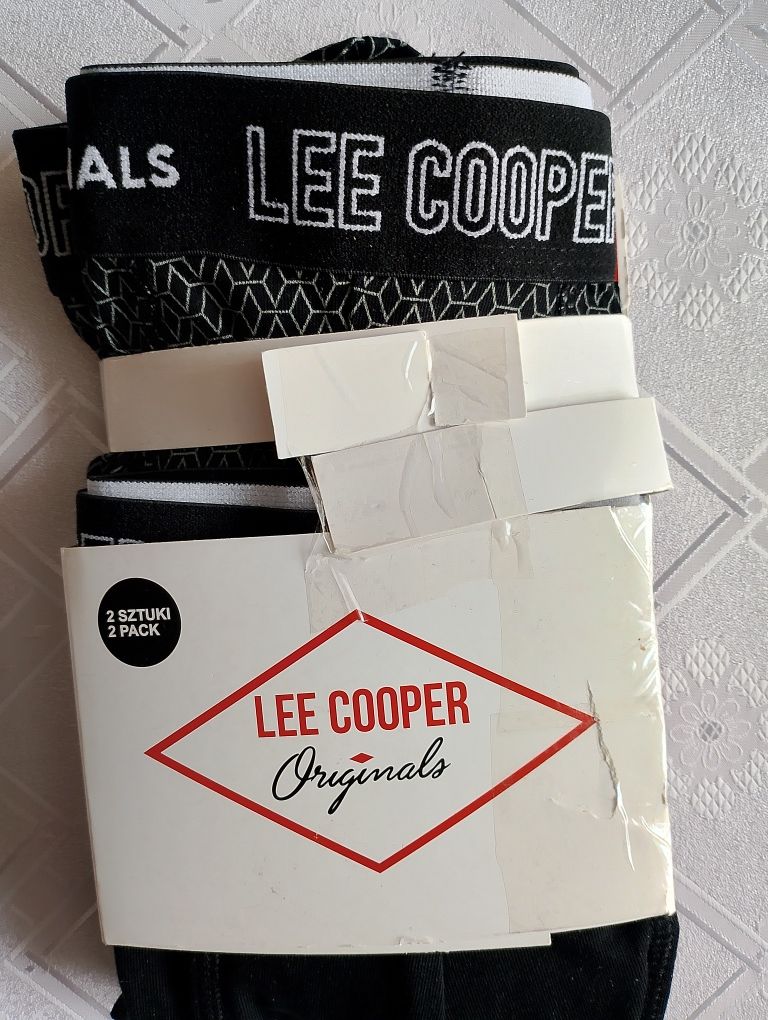 Bokserki męskie dwupak nowe Lee Cooper rozmiar L