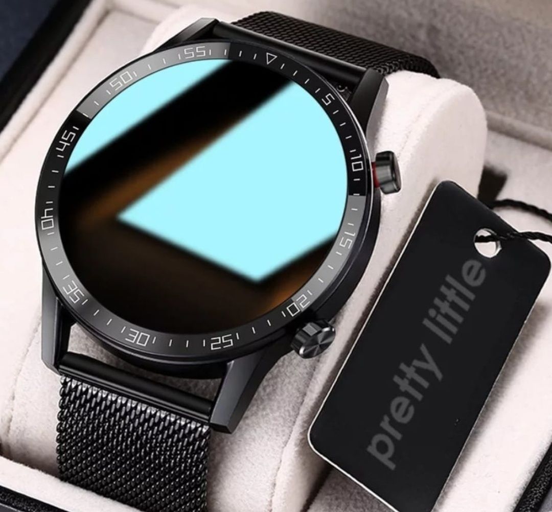 Smartwatch Lemfo L16 (Relógio recebe alerta de chamadas e mensagens)