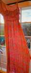 Vestido exclusivo Vintage Bazaar tamanho único serve bem um M