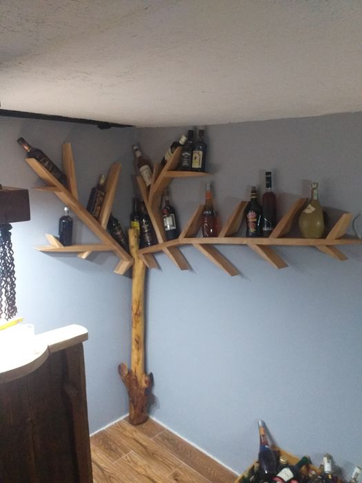 Półka, drzewo, loftowe