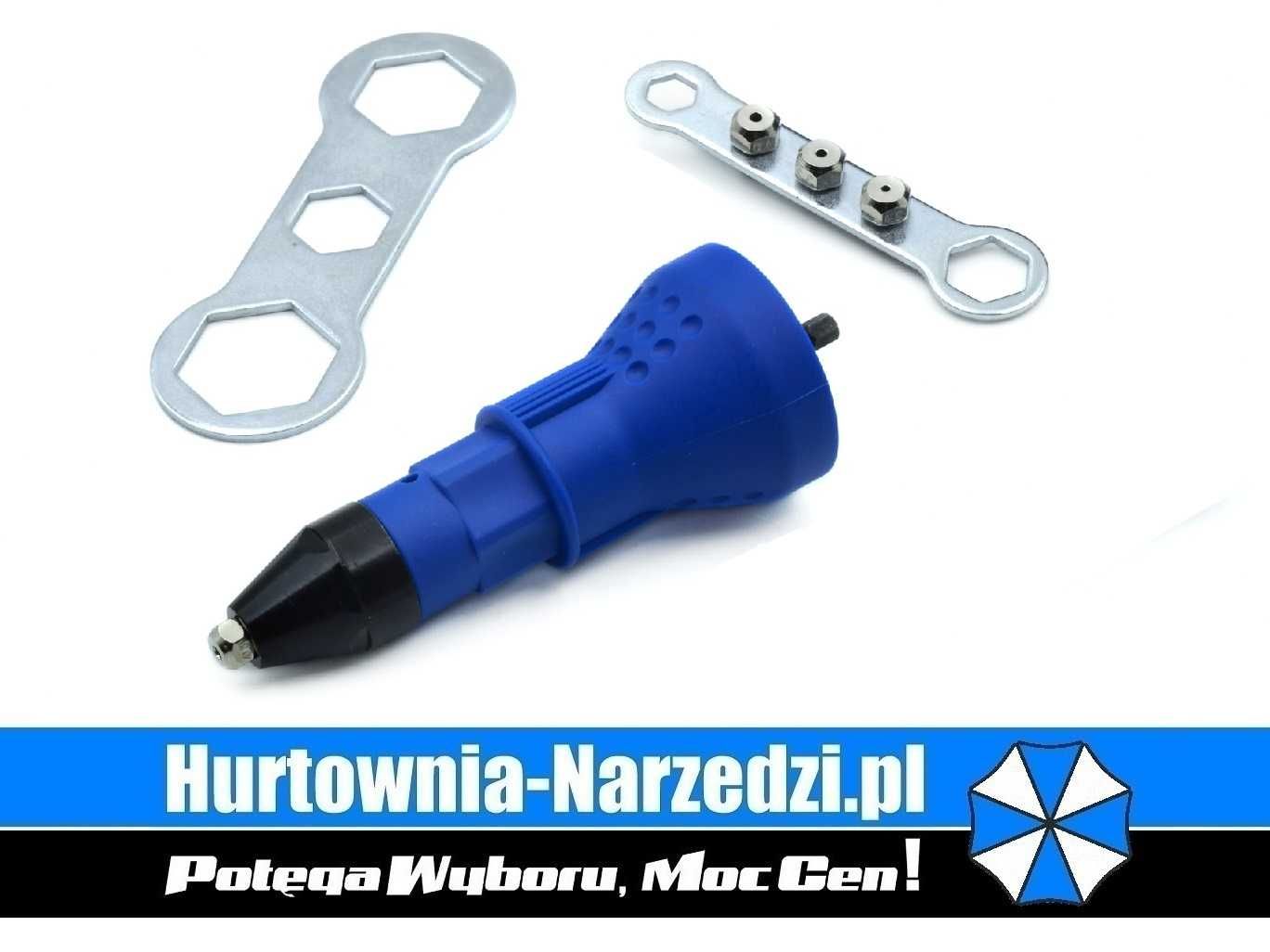 Nitownica-adapter do wkrętarek 2,4 / 3,2 / 4,0 / 4,8 mm