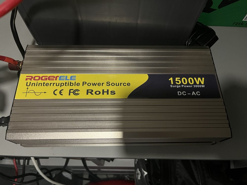 Комплект живлення інвертор+акумулятор 157Aч 1500W/3000W