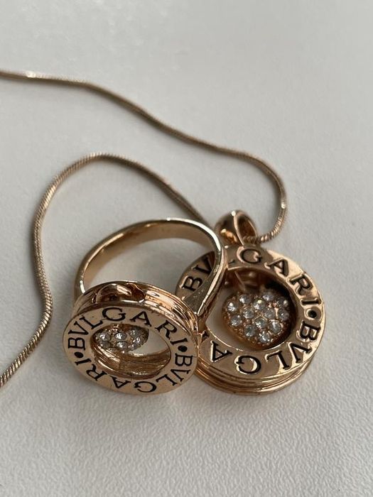 Колье, кольцо, ювелирный набор, бижутерия