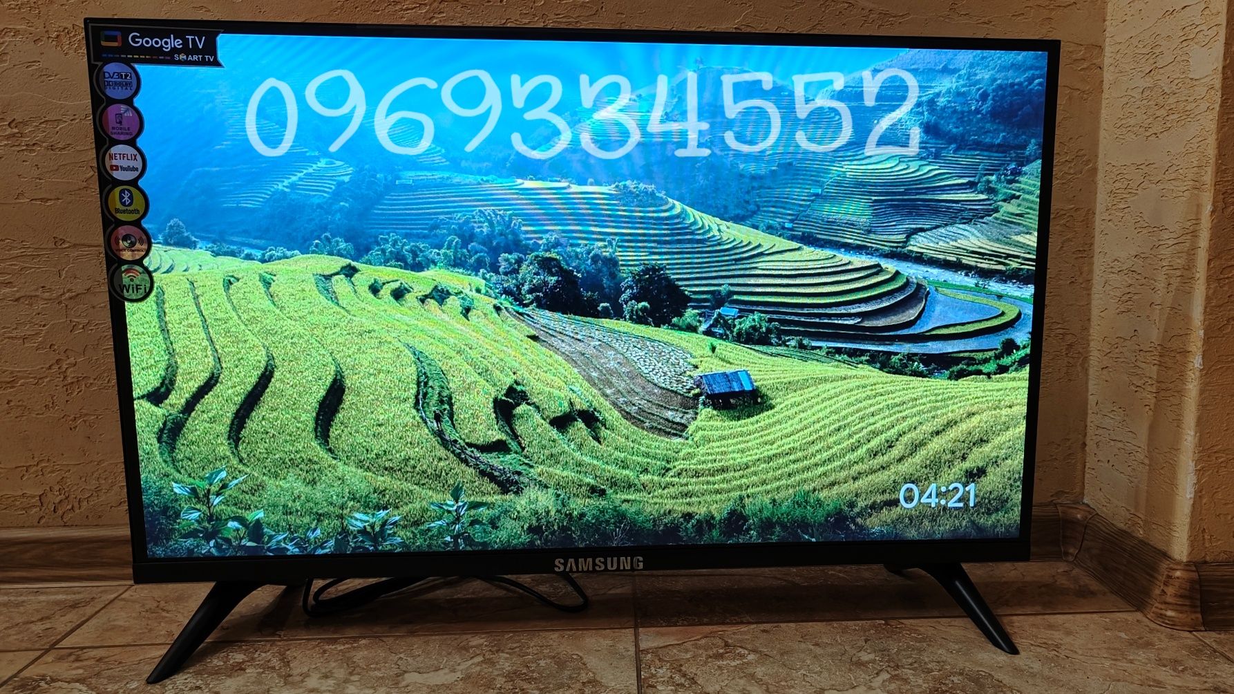 Новинка 2024 Телевізори Samsung smart tv 32 дюйми ,T2, Bluetooth, WiFi