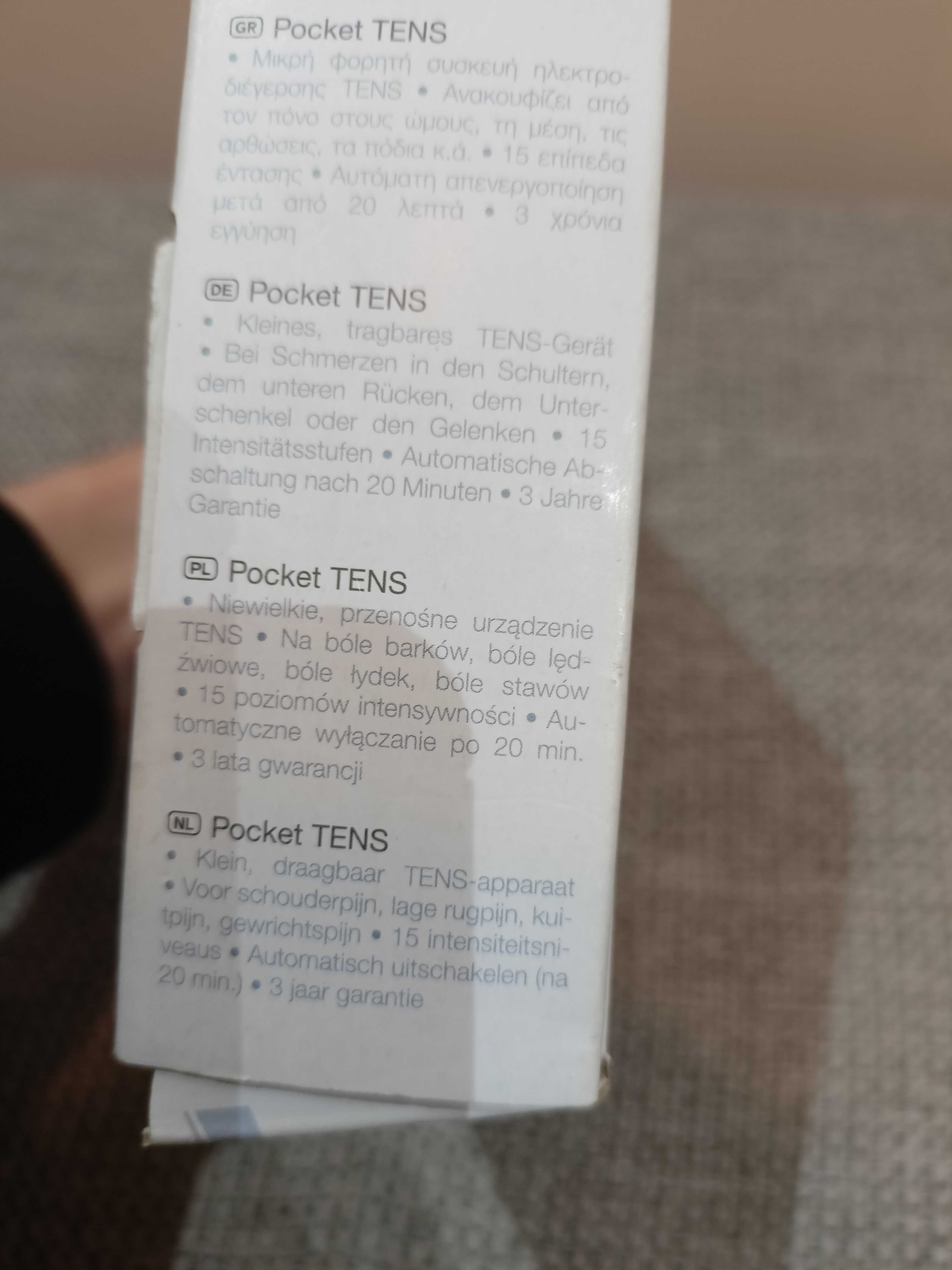 Masażer urządzenie TENS na bóle barków, lędźwiowe, łydek, stawów