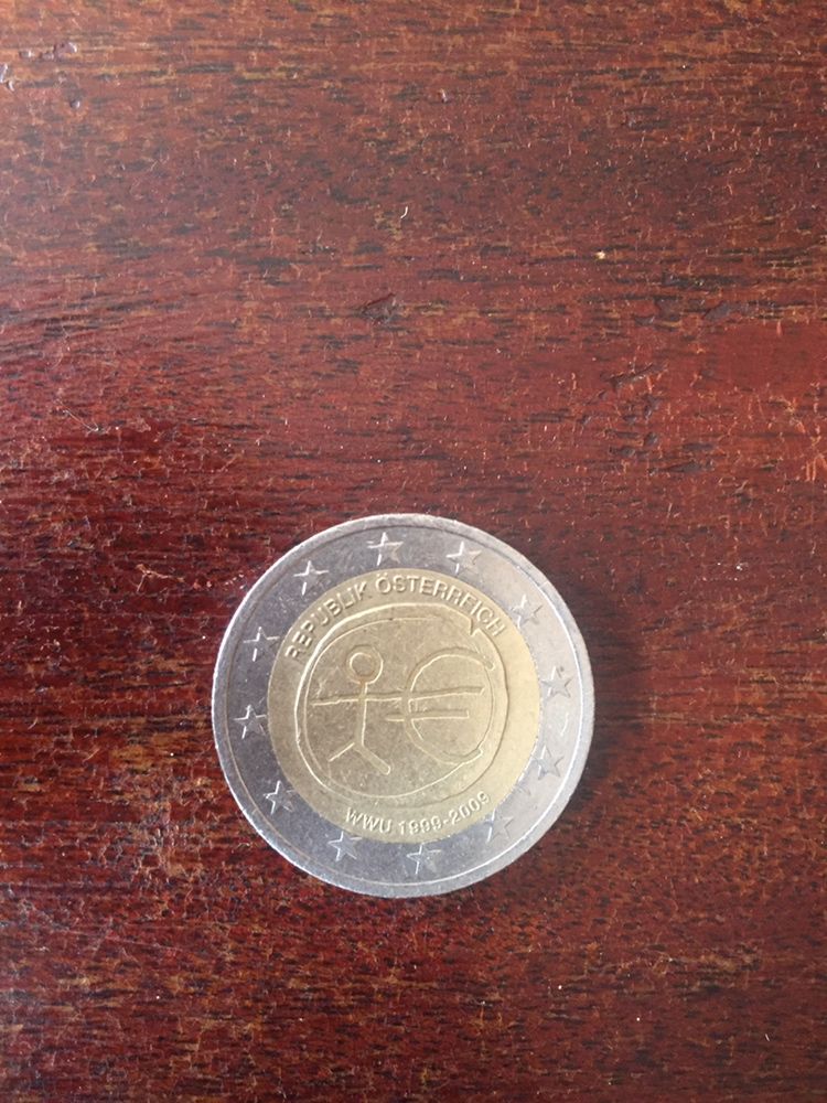 Moedas diferentes de 2 euros raras