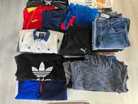 88 szt! Mega paka dla chłopca 10-12 lat (O'Neill, Levi's, Adidas)