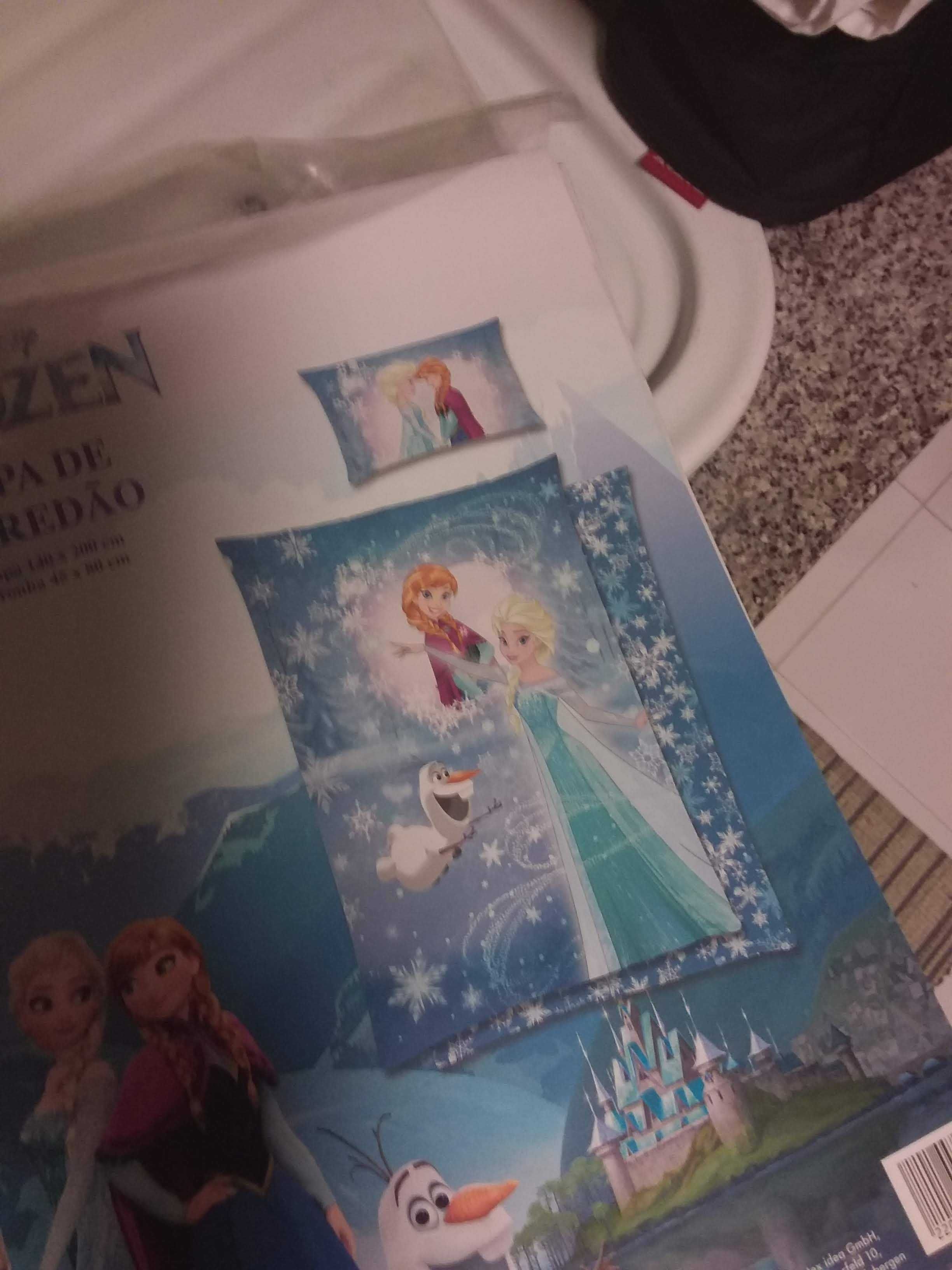 Capa de edredom, tema Frozen da Disney