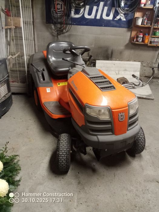 Kosiarka traktorek Husqvarna z koszem