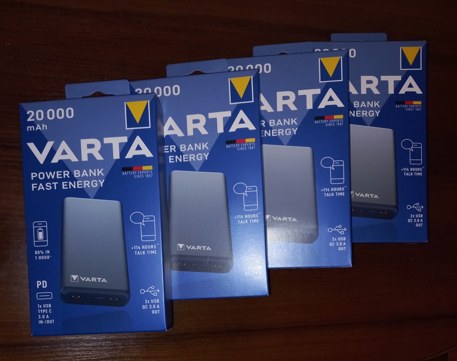 Power Bank VARTA FAST ENERGY 20 000 mAh silver