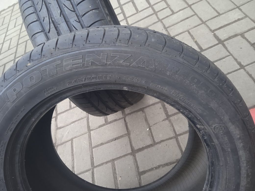 Opony Letnie 245/50R17 Bridgestone RFT Para Nowe