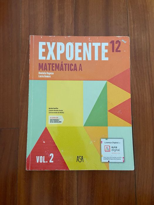 Expoente 12- Matemática A- Vol.1,2 e 3