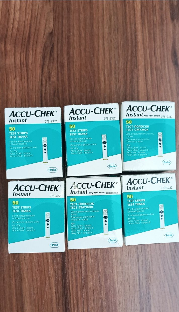 Тест смужки ACCU-CHEK Instant,Голочки 8мм