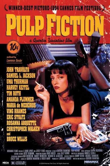 Plakat Pulp Fiction A1 Obraz