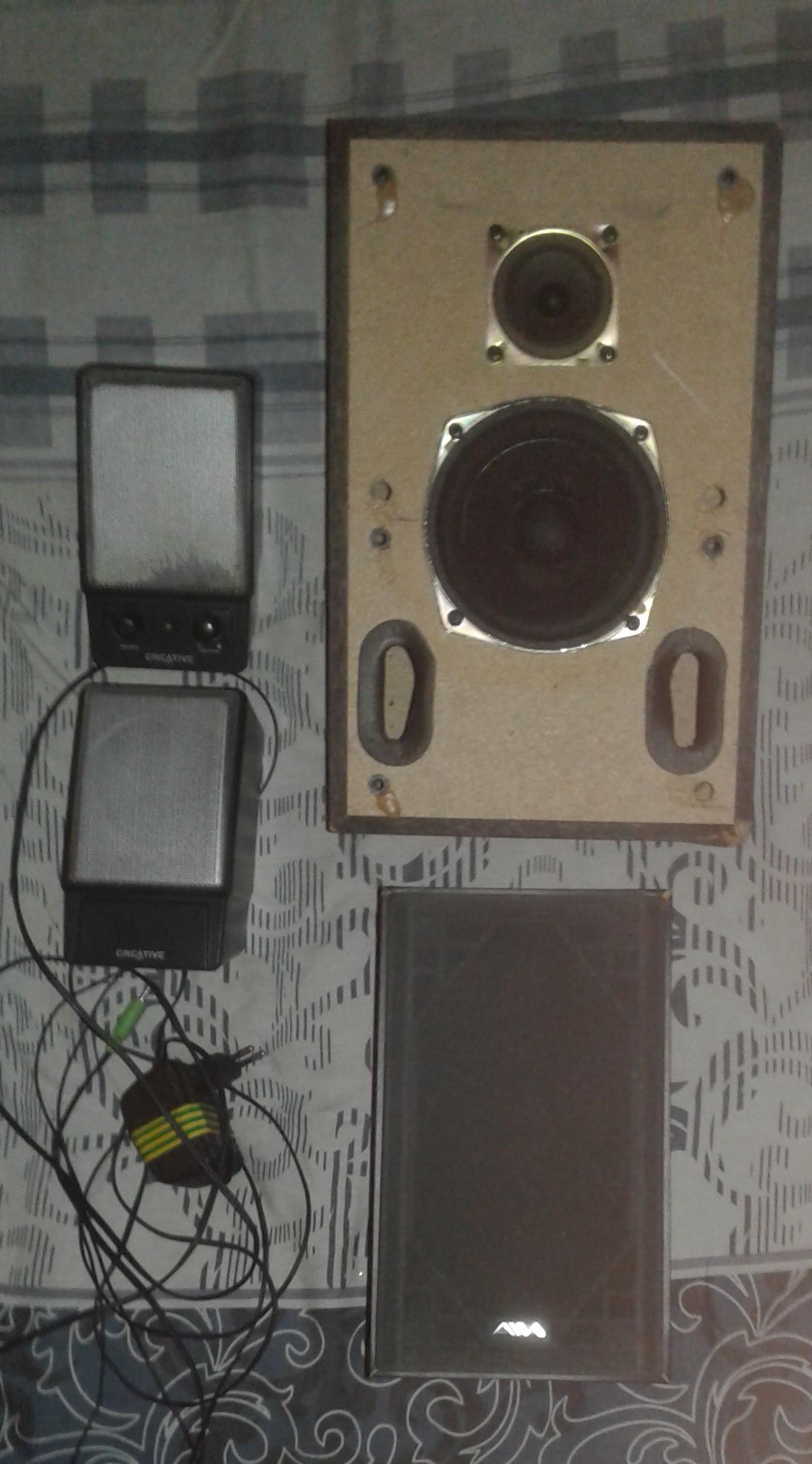 Колонки. Одним лотом! Aiwa, Panasonic, creative...