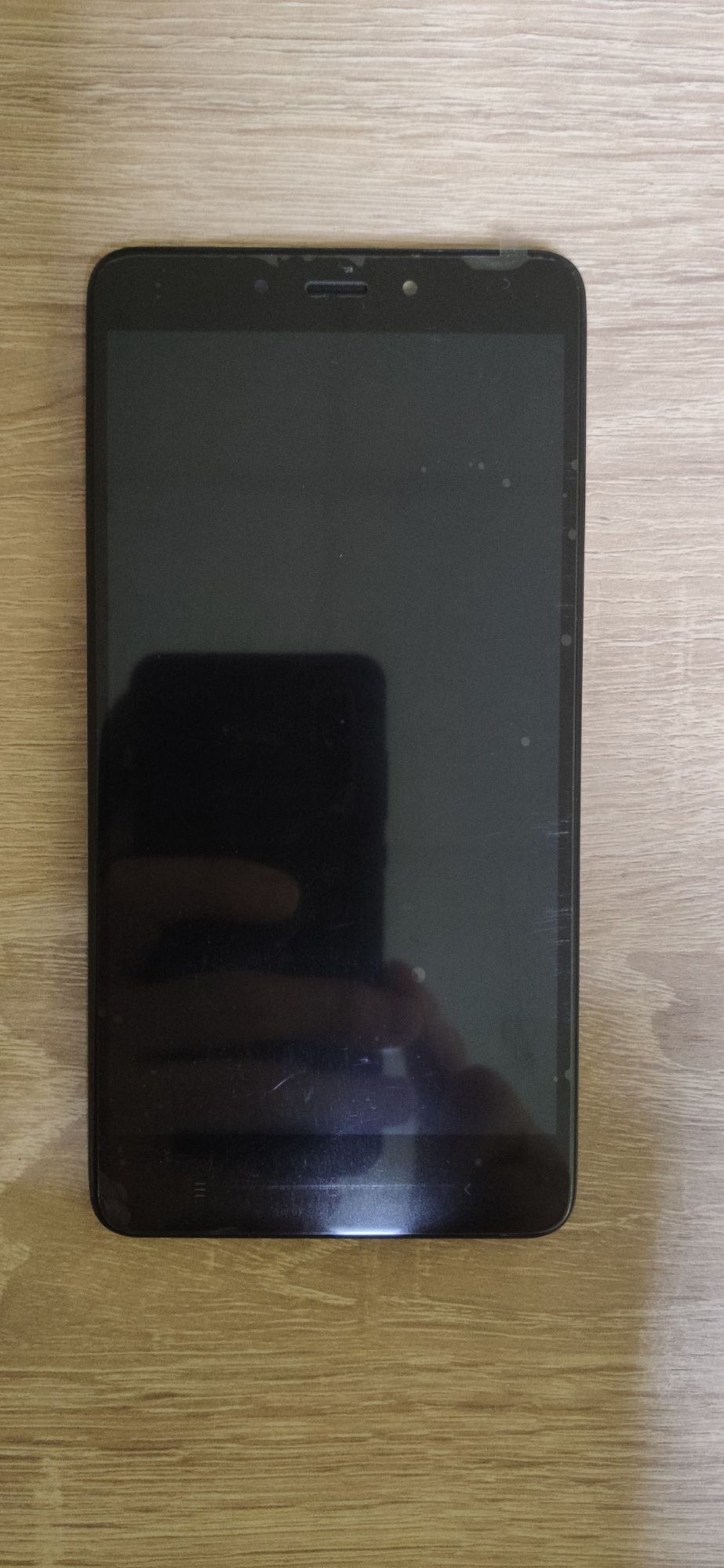 LCD дисплей, модуль Xiaomi RedMi Note 4 чорний, оригінал в рамці