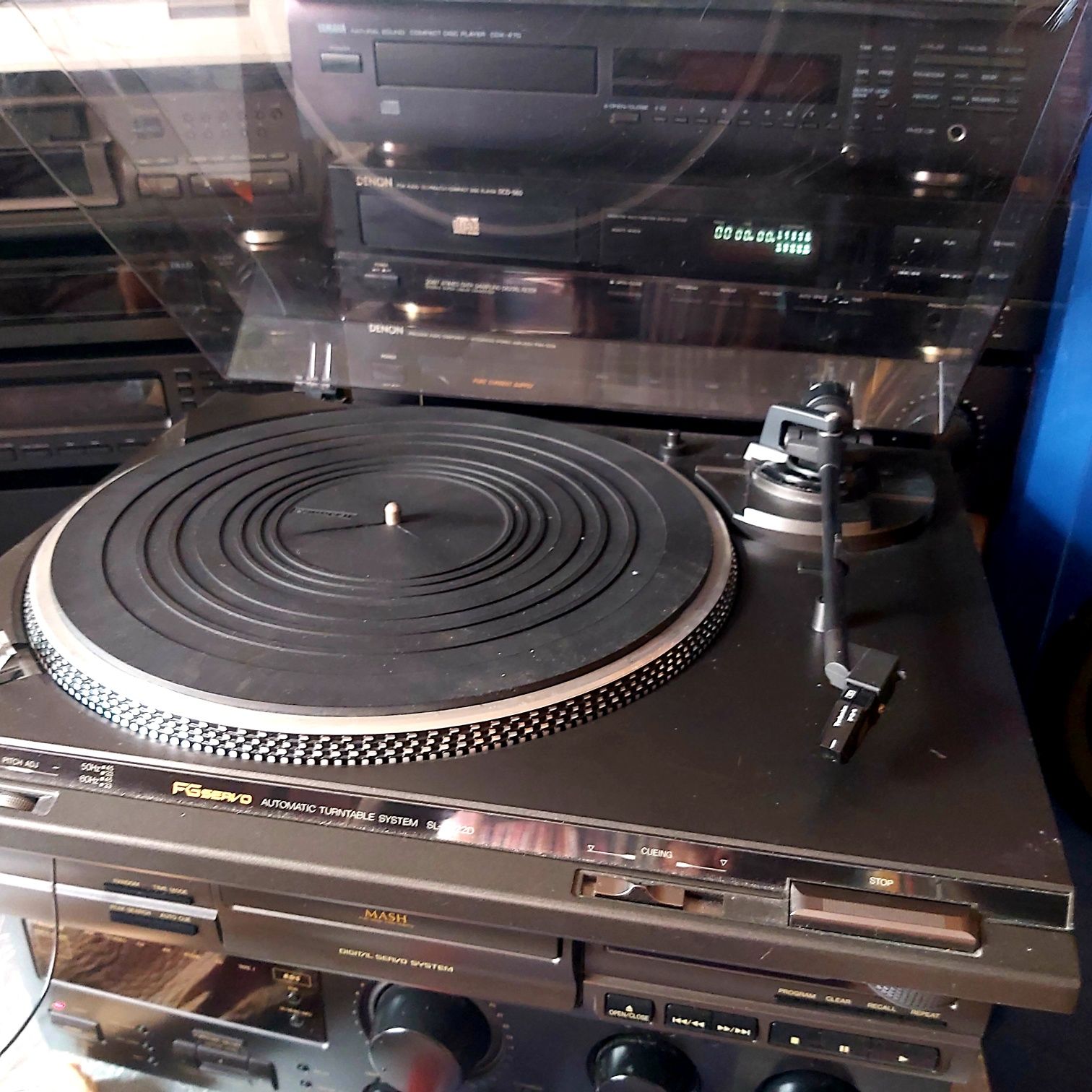 Gramofon TECHNICS SLBD 220 - nowy pasek ,oryginalna wkładka i  igła!