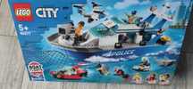 Klocki LEGO City 60277 - Policyjna łódź patrolowa : NOWE
