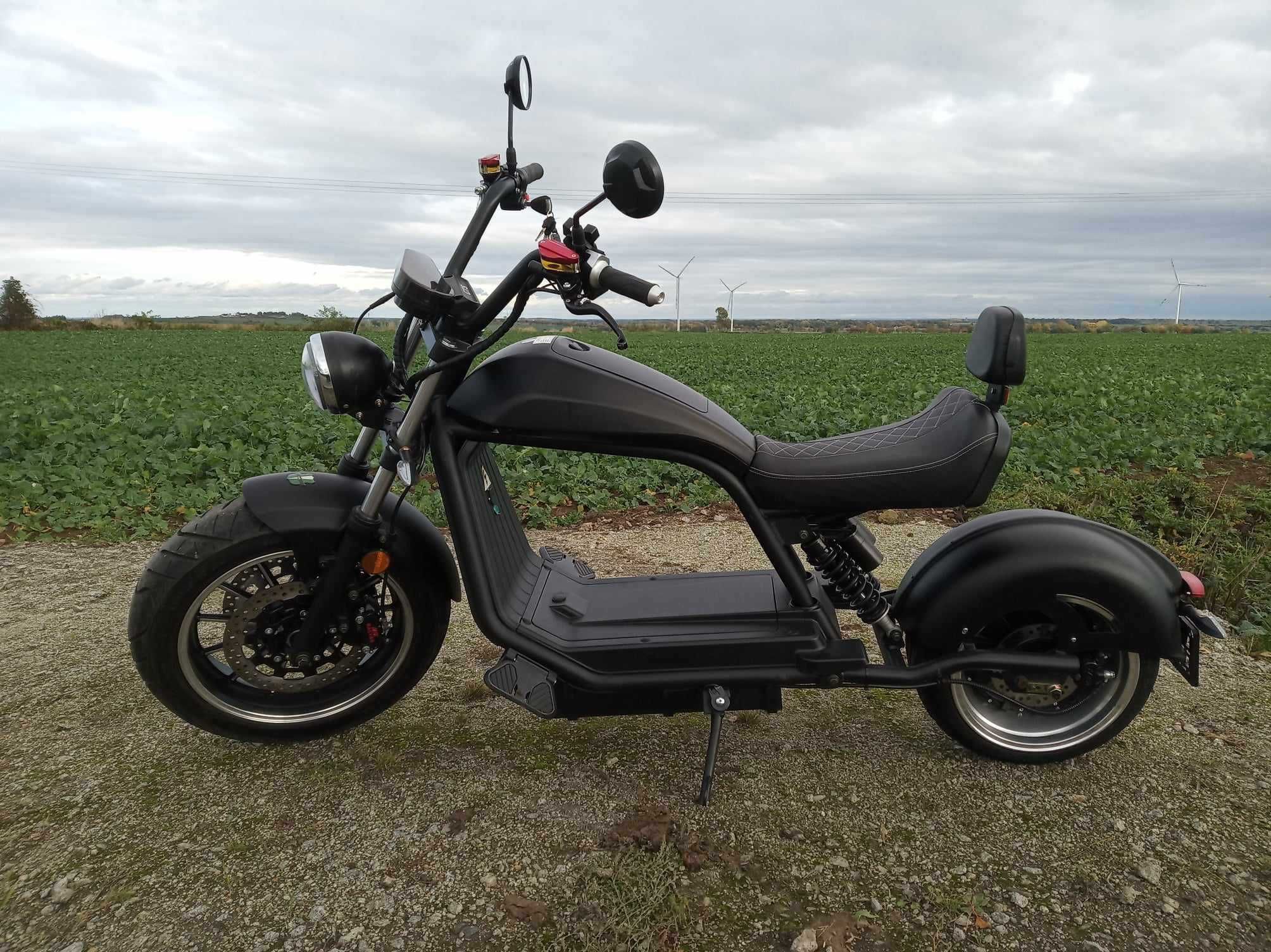 Skuter elektryczny GTS HL6.0S Chopper bobber Harley Zarejestrowany