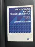 Metodologia badan psychologicznych Jerzy Brzeziński - wydanie nowe