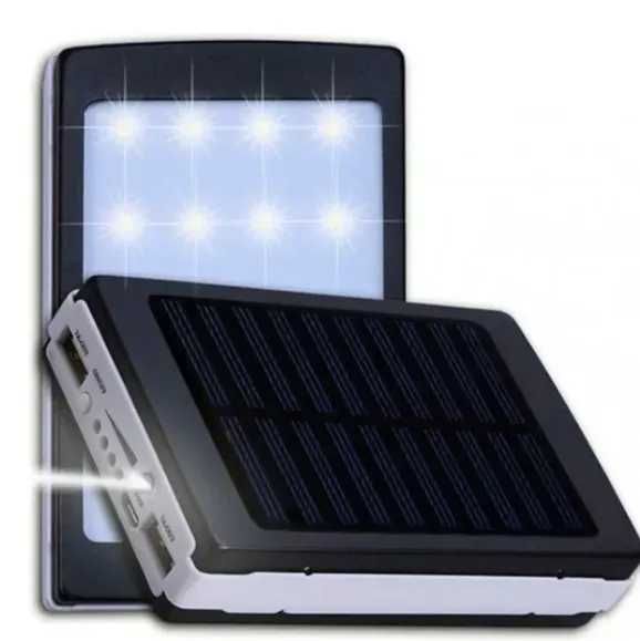 Повербанк UKC Solar 90000mah на солнечной батареи 2USB LED-фонарик