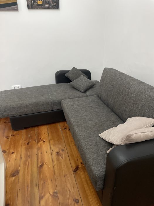 Sofa com sofa cama. Chaselong