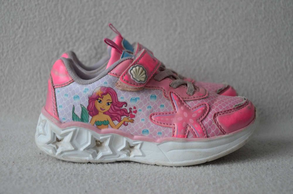 Ariel Arielka Disney buty sportowe adidasy dziewczęce wsuwane rzepy 27