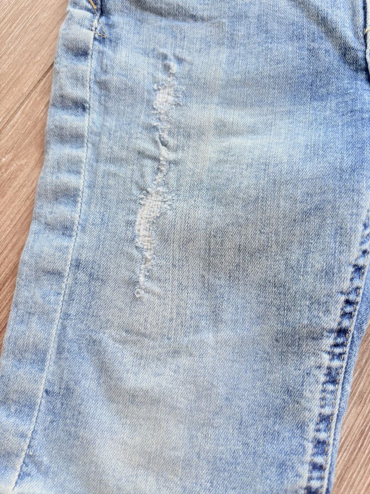 Spodenki jeansowe dla chłopca Denim skinny 122