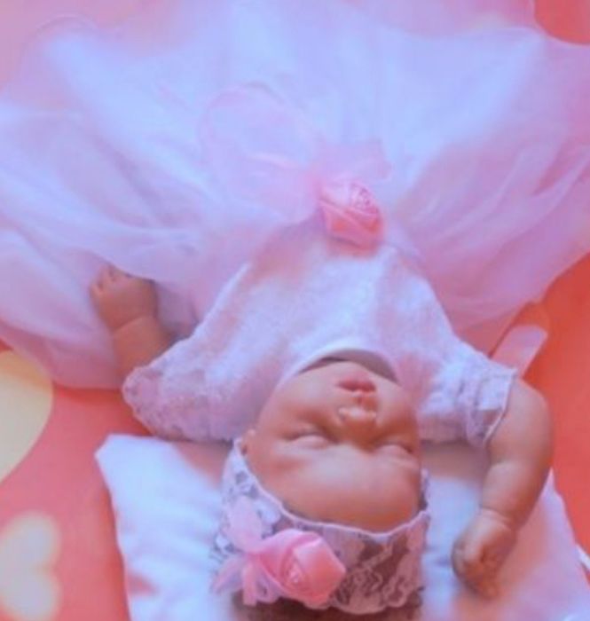 Sukienka do chrztu rozm. 62/68