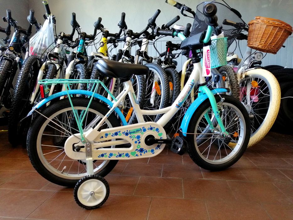 PIĘKNY VERMONT GIRLY SUMMER Roz. 11,5" Dziecięcy *Koła 16 cali* Koszyk