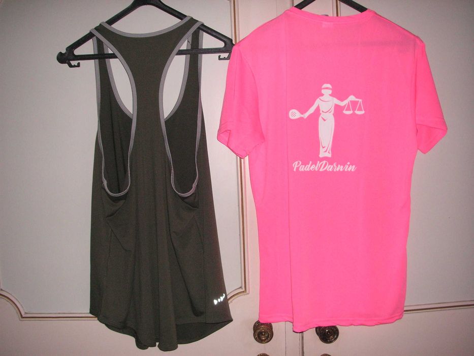 T Shirt Padel Pull&Bear e TH Clothes (Rosa)