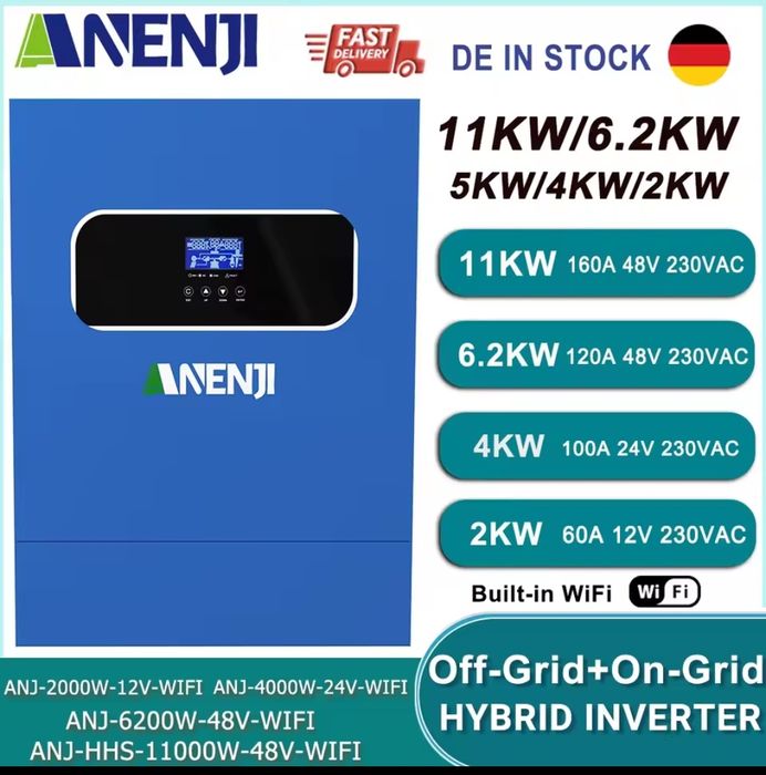 Inversor híbrido 5kw