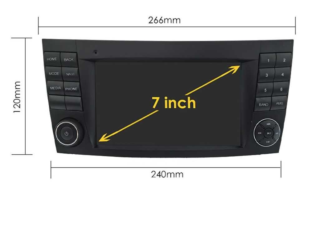 Radio DAB+ DVD CD GPS WiFi CarPlay Android Mercedes  G CLS W219 E W211
