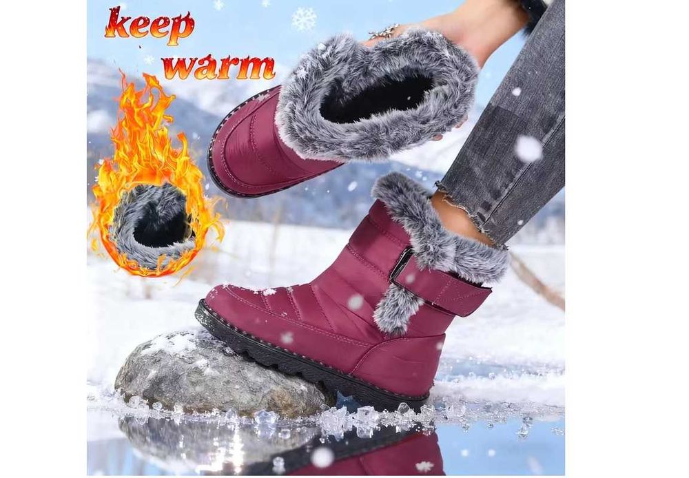 męskie buty ocieplane wysokie nowe /fuksja /40