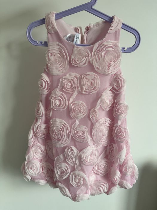 Сукня дитяча рожева троянди 4 роки