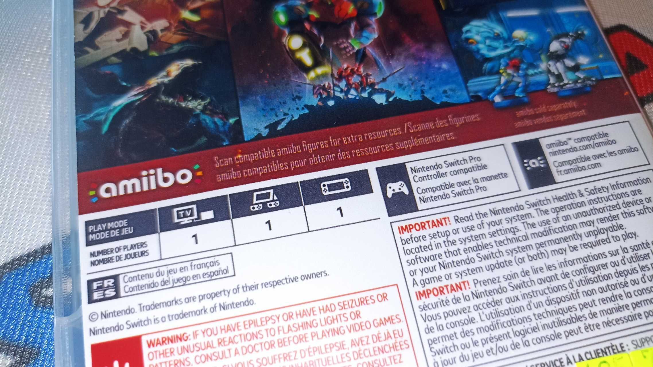 Metroid Dread Nintendo Switch (okladka drukowana) OPIS / SKLEP